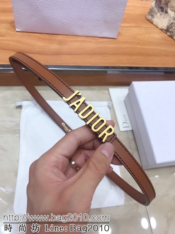 Dior女士腰帶 迪奧經典復古小字母牛皮腰帶  jjp1223